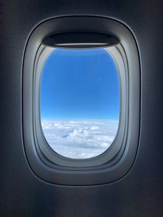 Airplane window 2