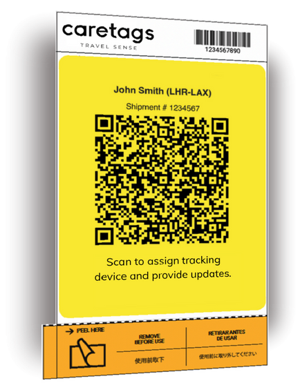 CareTags Travel Sense Live