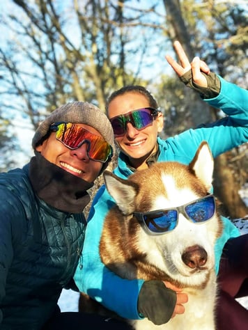 Selfie with Husky