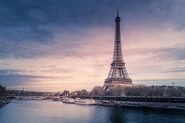Eiffel tower landscape photo