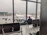 Gate at London Heathrow airport