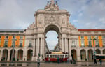 Government building in Lisbon, Portugal.
