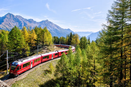 train in switzerland