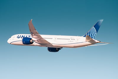 United Airlines plane