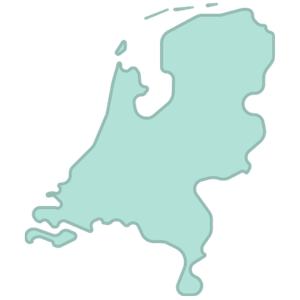Netherlands country outline