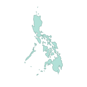 Philippines country outline